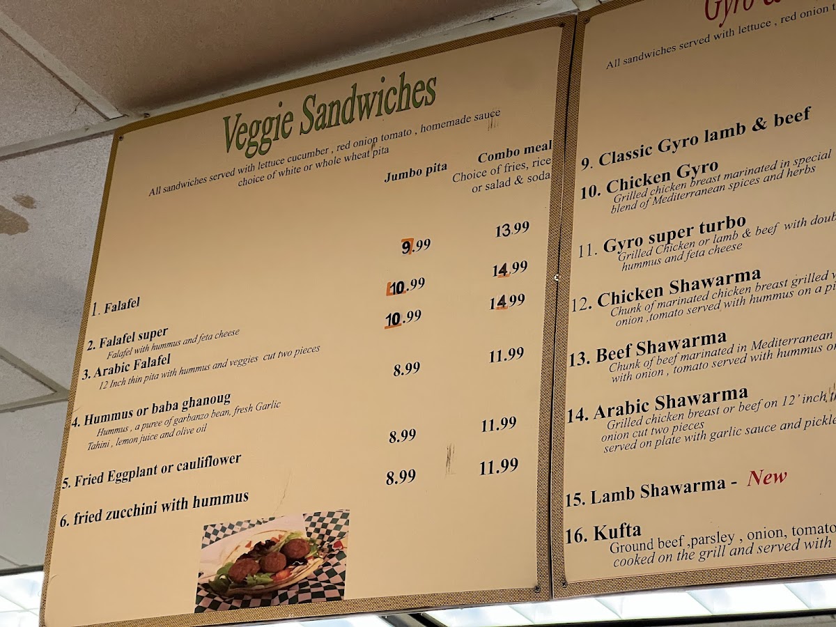 Sultan Gyro and Shawarma Grill Menu - Image 3