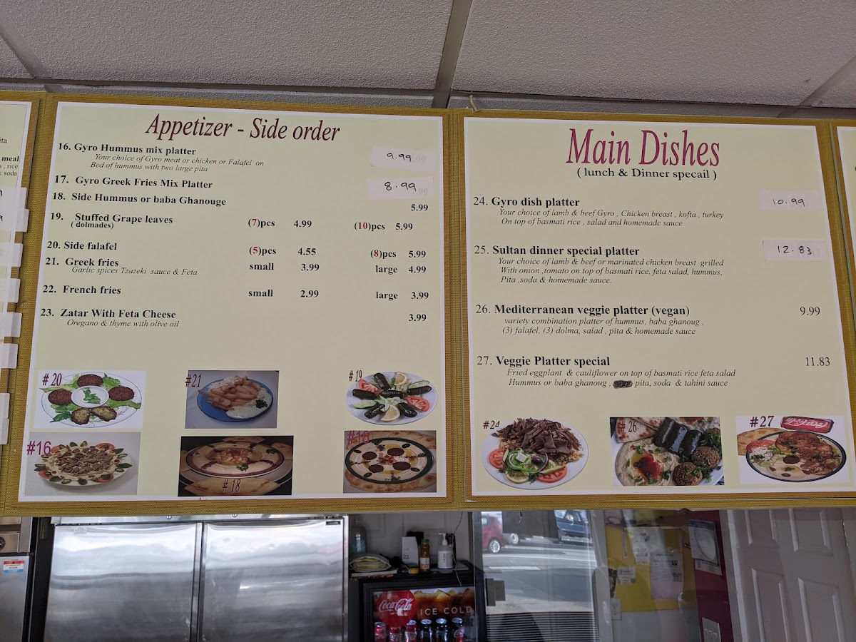 Sultan Gyro and Shawarma Grill Menu - Image 6